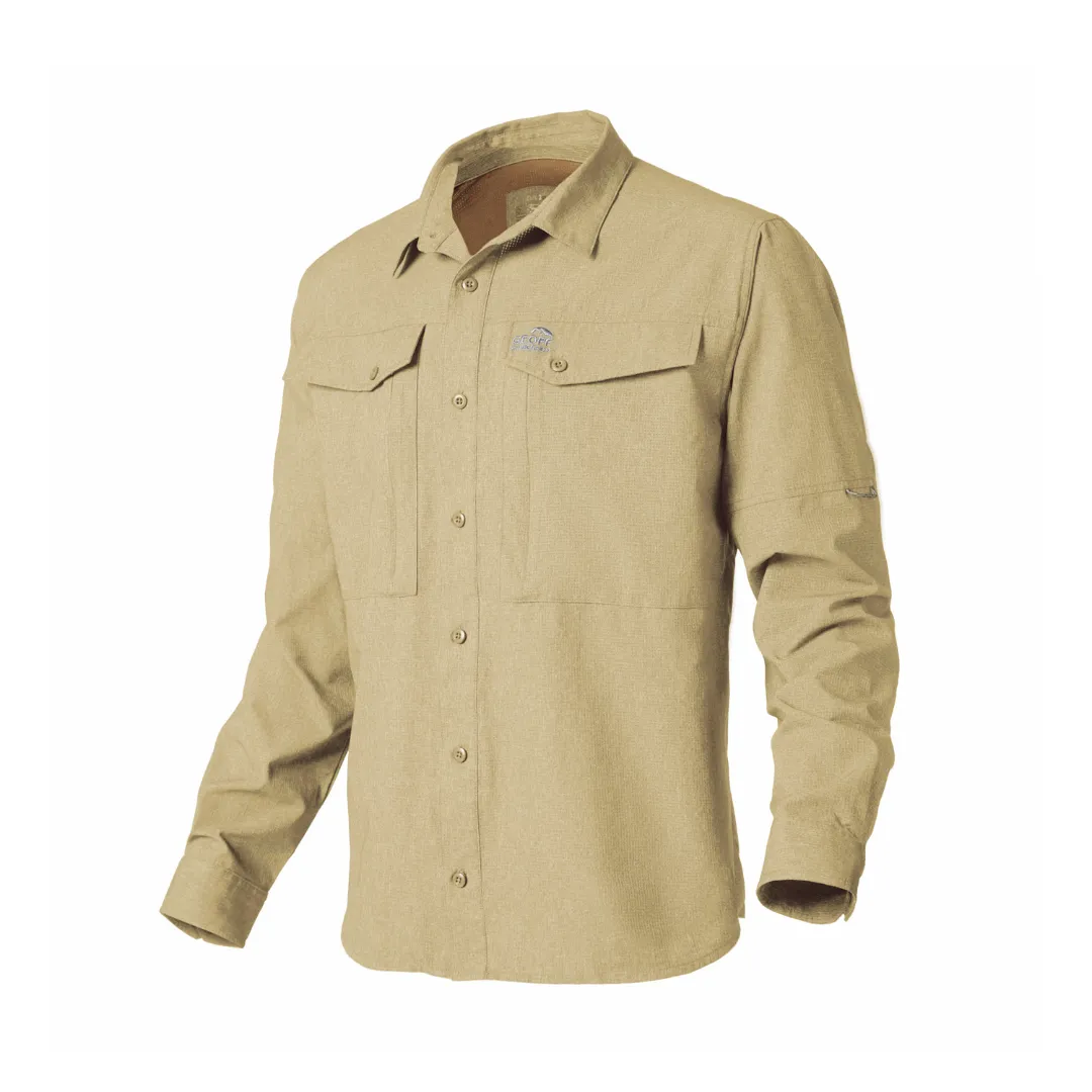 Geoff Anderson Zulo2 Long Sleeve Grøn S - Skjorter