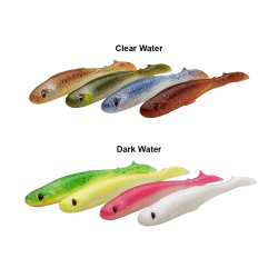 Savage Gear Slender Scoop Shad Mix 4 stk.
