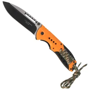 CJH Foldekniv Orange/Paracord