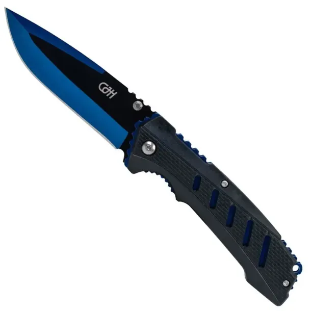 CJH Foldekniv Bl/Sort