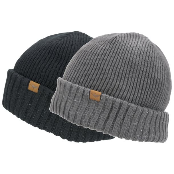 sealskinz waterproof cold weather roll cuff beanie hat