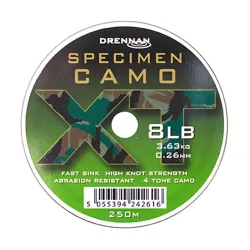 Drennan Specimen Camo XT Line 250m