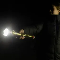 SwissTech Zuverlssig 6500lm Genopladelig Lommelygte Med Powerbank