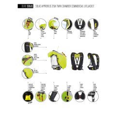 Spinlock Deckvest Duro Solas 275N Redningsvest