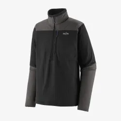 Patagonia Men's Long-Sleeved R1 Fitz Roy 1/4-Zip KUN STR. SMALL