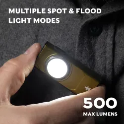 Swisstech Klipplicht 500LM Magnetisk Lommelygte