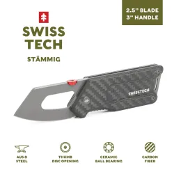 SwissTech Stmmig Carbon Fiber Foldekniv