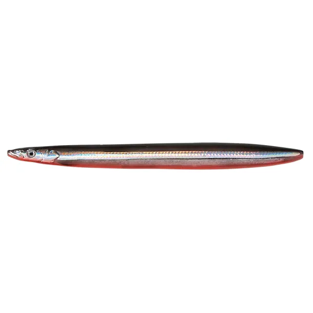 Savage Gear Line Thru Sandeel 11 Gram Black And Red UV 11 Gram Black And Red UV