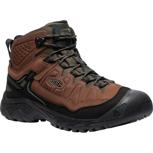 Keen Men's Targhee IV Waterproof Hiking Boot Bison/Black 44 Bison/Black 44