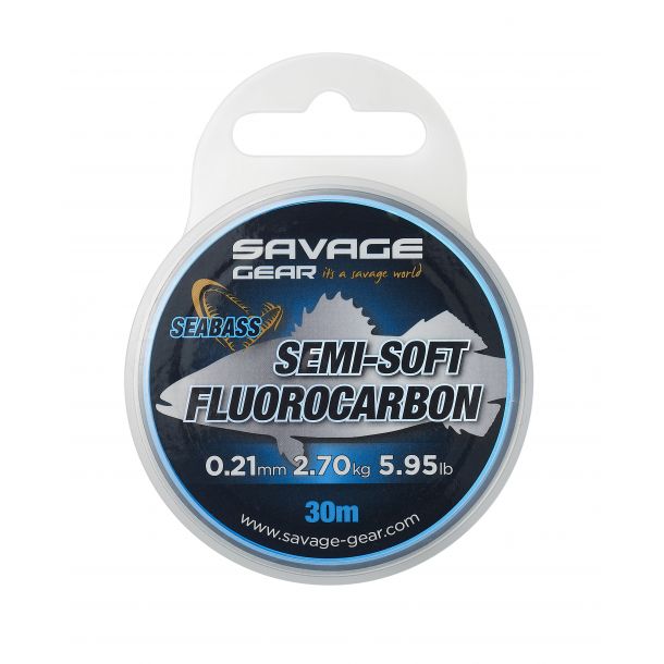 Savage Gear Semi-Soft Fluorocarbon Seabass