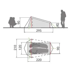 Vaude Arco 1-2 Persons Telt