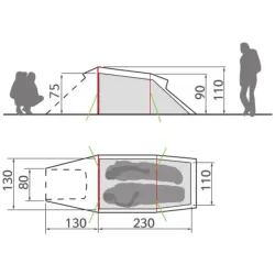 Vaude Arco 2 Persons Telt