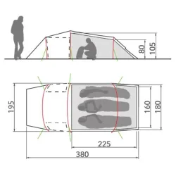 Vaude Arco XT 3 Persons Telt