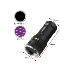 Astro Pro III UV 160W ravlygte (365nm)