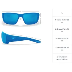 Costa Del Mar Baffin Polaroid Solbriller