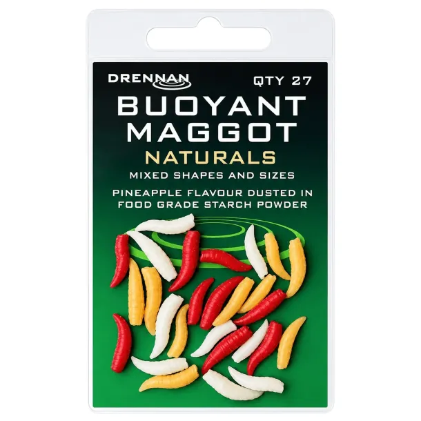 Drennan Gummi maggot Natur