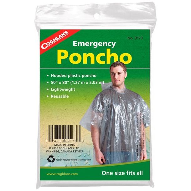 Coghlans Emergency Rain Poncho