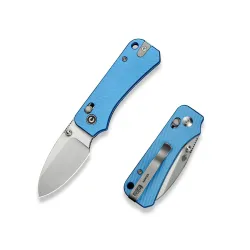 CIVIVI Baby Banter 2 Blue Aluminum Satin Finished Nitro-V Blade