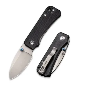 CIVIVI Baby Banter Black G10 Gray Stonewashed Nitro-V Blade