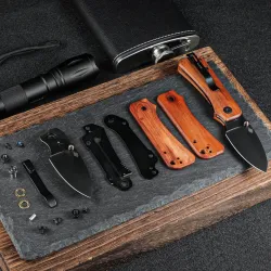 CIVIVI Baby Banter Cuibourtia Wood Black Stonewashed Nitro-V Blade