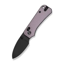 CIVIVI Baby Banter 2 Purple Aluminum Black Stonewashed Nitro-V Blade