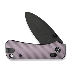 CIVIVI Baby Banter 2 Purple Aluminum Black Stonewashed Nitro-V Blade