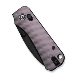 CIVIVI Baby Banter 2 Purple Aluminum Black Stonewashed Nitro-V Blade