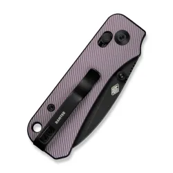 CIVIVI Baby Banter 2 Purple Aluminum Black Stonewashed Nitro-V Blade