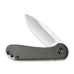 CIVIVI Elementum Dark Green Micarta Satin Finished D2 Blade