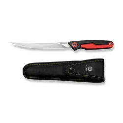 CIVIVI Shawka Black/Red Aluminum Handle Satin Finished 14C28N Blade
