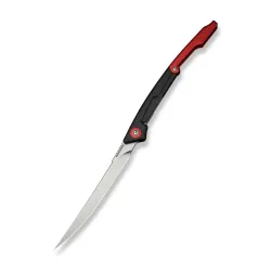 CIVIVI Shawka Black/Red Aluminum Handle Satin Finished 14C28N Blade