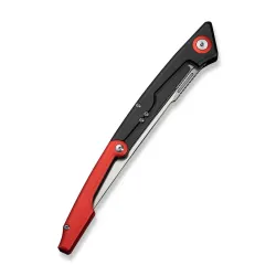 CIVIVI Shawka Black/Red Aluminum Handle Satin Finished 14C28N Blade