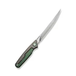 CIVIVI Shawka Gray/Green Aluminum Handle Satin Finished 14C28N Blade