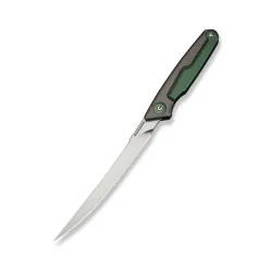 CIVIVI Shawka Gray/Green Aluminum Handle Satin Finished 14C28N Blade