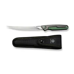 CIVIVI Shawka Gray/Green Aluminum Handle Satin Finished 14C28N Blade