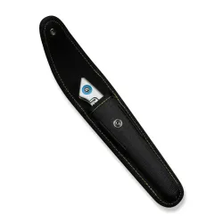 CIVIVI Shawka Silver/Blue Aluminum Handle Satin Finished 14C28N Blade