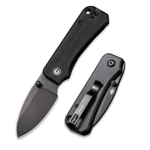 CIVIVI Baby Banter Black G10 Black Stonewashed Nitro-V Blade