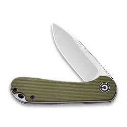 CIVIVI Elementum Green G10 Satin Finished D2 Blade