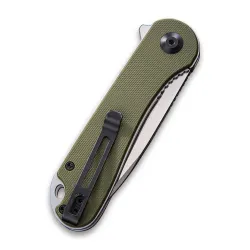 CIVIVI Elementum Green G10 Satin Finished D2 Blade