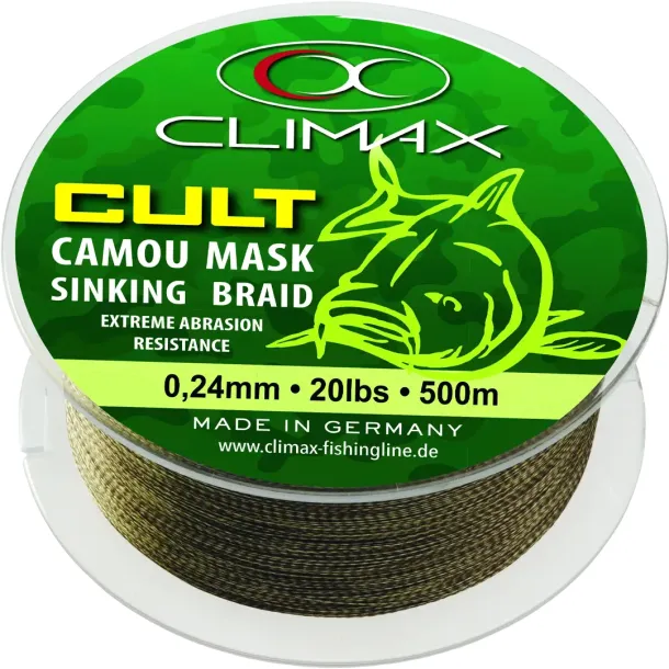 P�spoling af Climax Cult Camou Mask Synkende Fletline