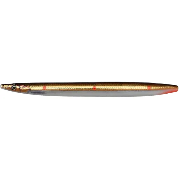 Savage Gear Line Thru Sandeel 19 Gram Brown Copper Red Dot 19 Gram Brown Copper Red Dot