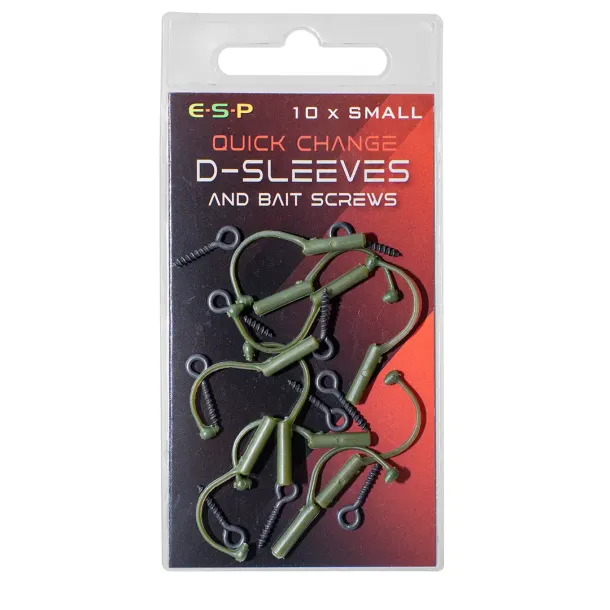 ESP D-Rig Sleeve And Bait Screw Small Small