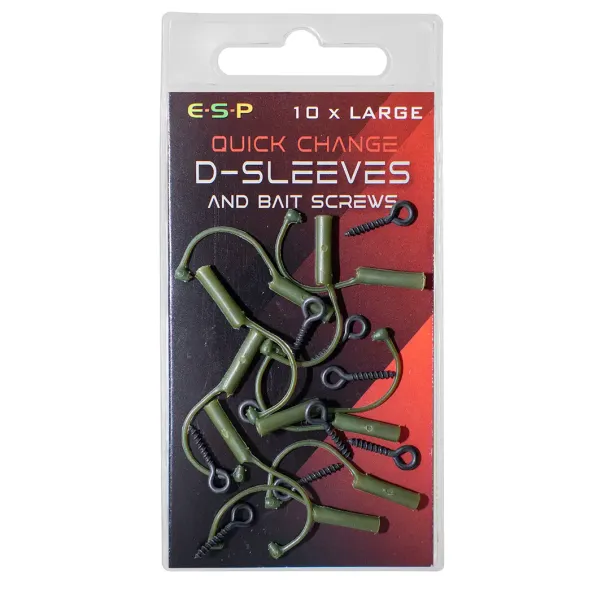 ESP D-Rig Sleeve And Bait Screw Large Large