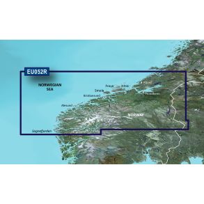 Garmin BlueChart G3 HXEU052R Sognefjorden - Svefjorden (MicroSD/SD)