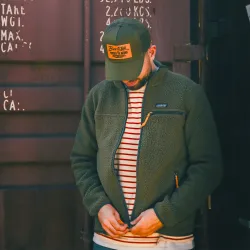 Effektlageret Born To Fish Forced To Work Olive/Orange Cap