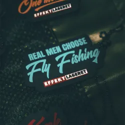 Effektlageret Real Men Choose Fly Fishing N�glering