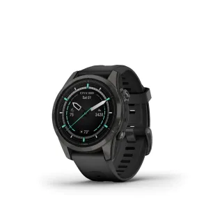 Garmin ur Epix Pro Gen 2 Sapphire edition 42mm- Carbon Gray DLC titanium med sort rem
