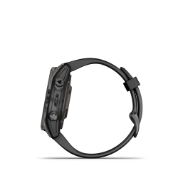 Garmin ur Epix Pro Gen 2 Sapphire edition 42mm- Carbon Gray DLC titanium med sort rem