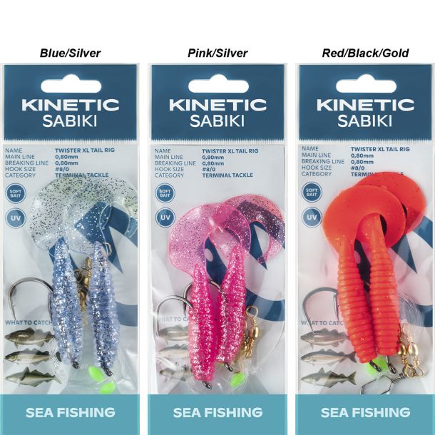 Kinetic Sabiki Twister Xl Tail Rig