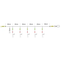 Kinetic Sabiki Nordic Mackeral